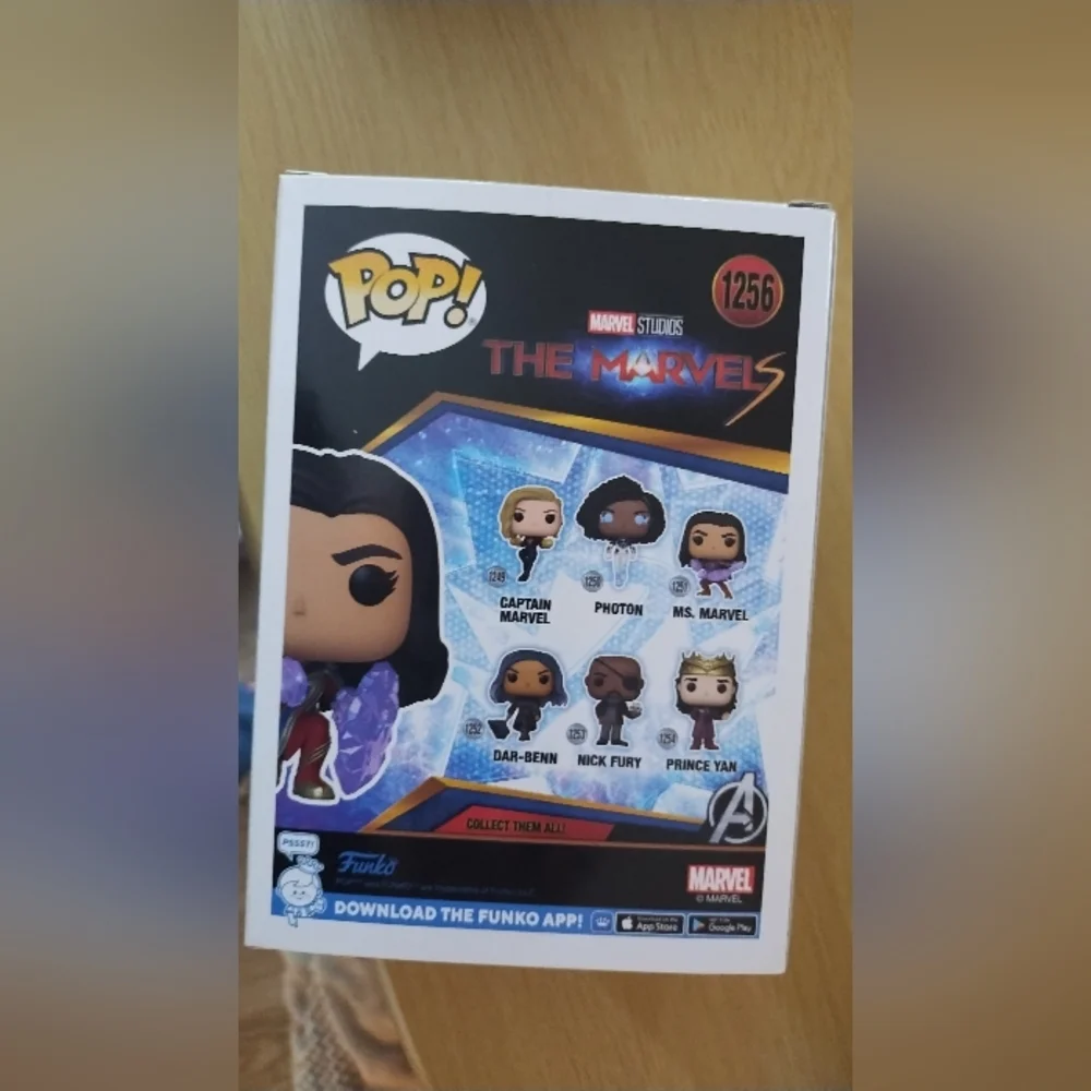 #1256 Funko Pop! Marvel: The Marvels - Ms. Marvel *Embiggen Punch Shop Exclusive